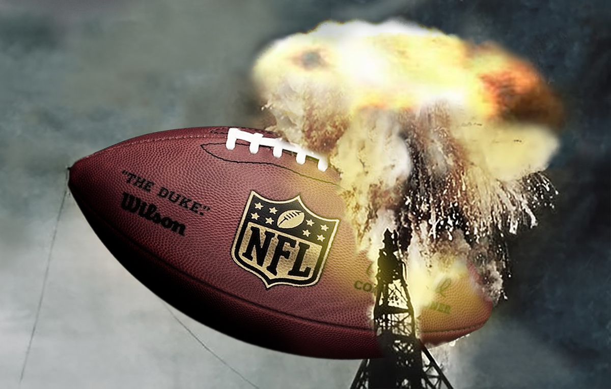 NFL Hindenburg illustration