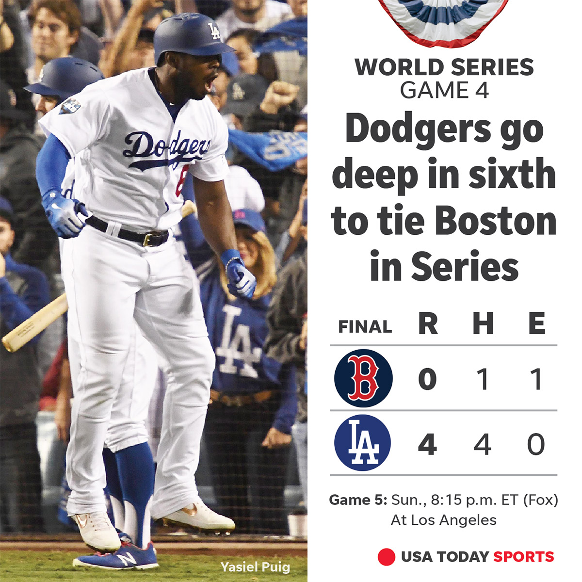 World Series Game 4 results